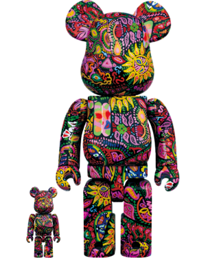 Be@rbrick Psychedelic Paisley 100% & 400% Collectible Set
