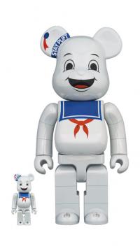 Gallery Image of Be@rbrick Stay Puft Marshmallow Man (White Chrome Version) 100% & 400% Bearbrick