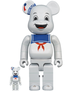 Be@rbrick Stay Puft Marshmallow Man (White Chrome Version) 100 Be@rbrick Stay Puft Marshmallow Man (White Chrome Version) 100