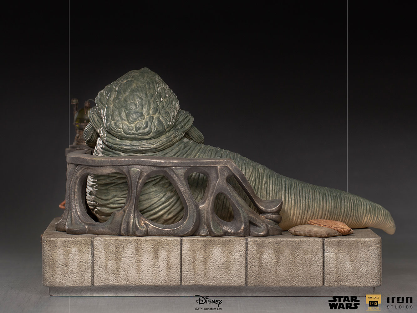 IRON STUDIOS : Star Wars: Return of the Jedi – Jabba the Hutt 1/10 Scale Deluxe Statue Jabba-the-hutt-deluxe_star-wars_gallery_60aeb125ec481