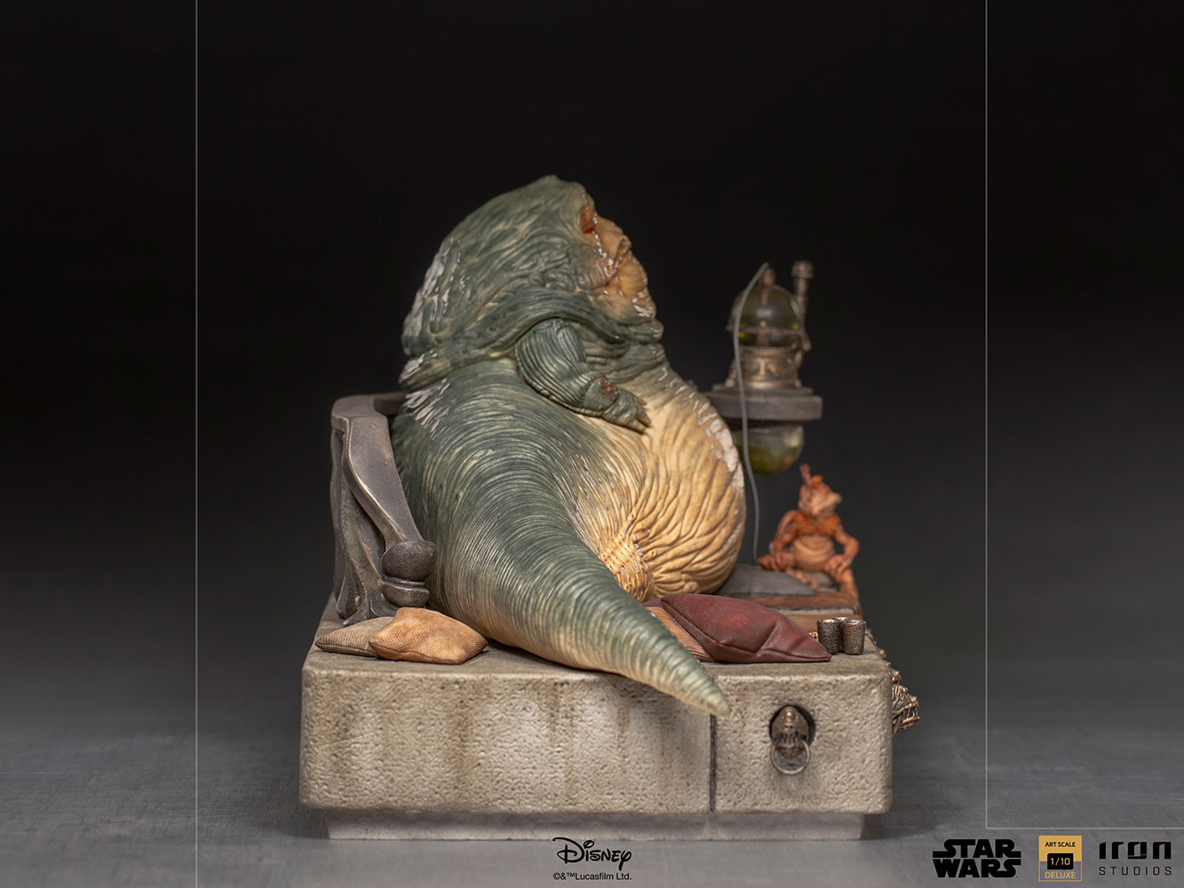 IRON STUDIOS : Star Wars: Return of the Jedi – Jabba the Hutt 1/10 Scale Deluxe Statue Jabba-the-hutt-deluxe_star-wars_gallery_60aeb1264f586