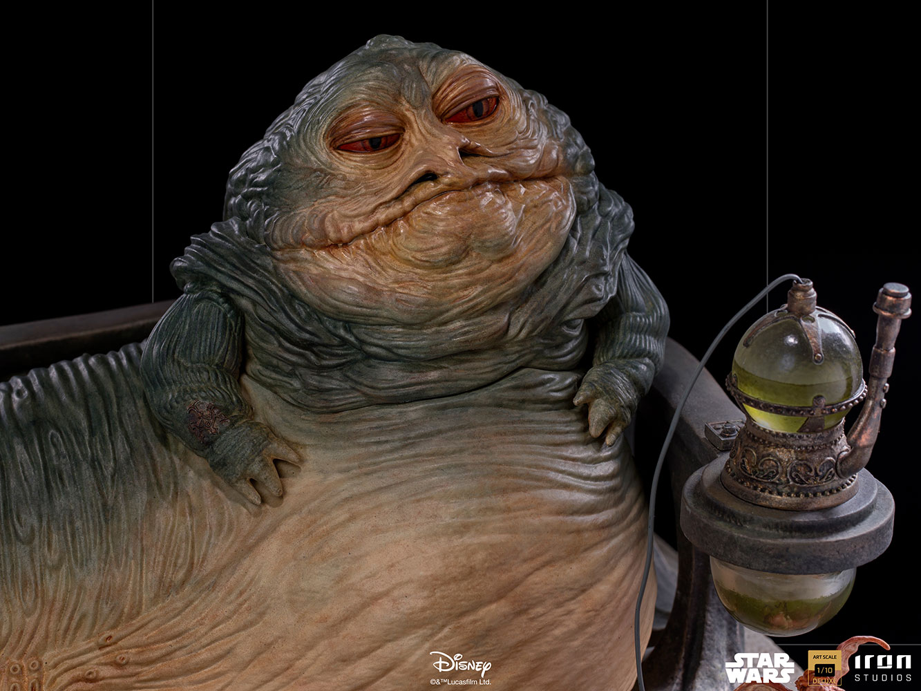 IRON STUDIOS : Star Wars: Return of the Jedi – Jabba the Hutt 1/10 Scale Deluxe Statue Jabba-the-hutt-deluxe_star-wars_gallery_60aeb127ac958