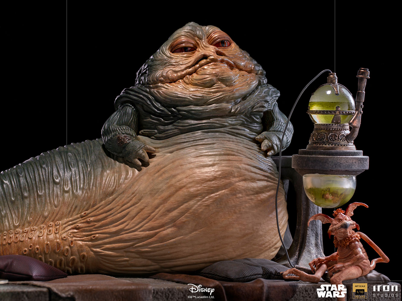 IRON STUDIOS : Star Wars: Return of the Jedi – Jabba the Hutt 1/10 Scale Deluxe Statue Jabba-the-hutt-deluxe_star-wars_gallery_60aeb1280d796