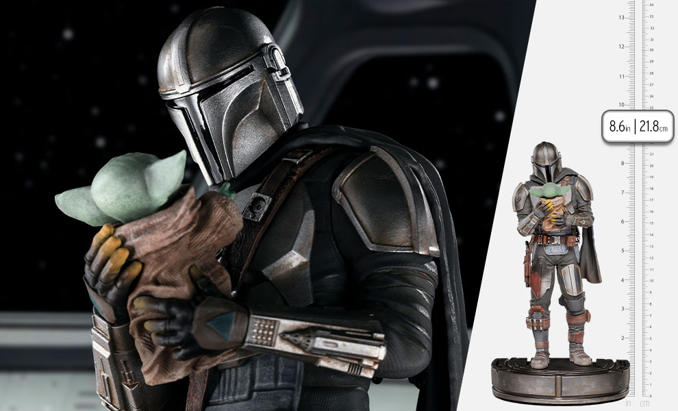 The Mandalorian and Grogu Star Wars 1:10 Scale Statue