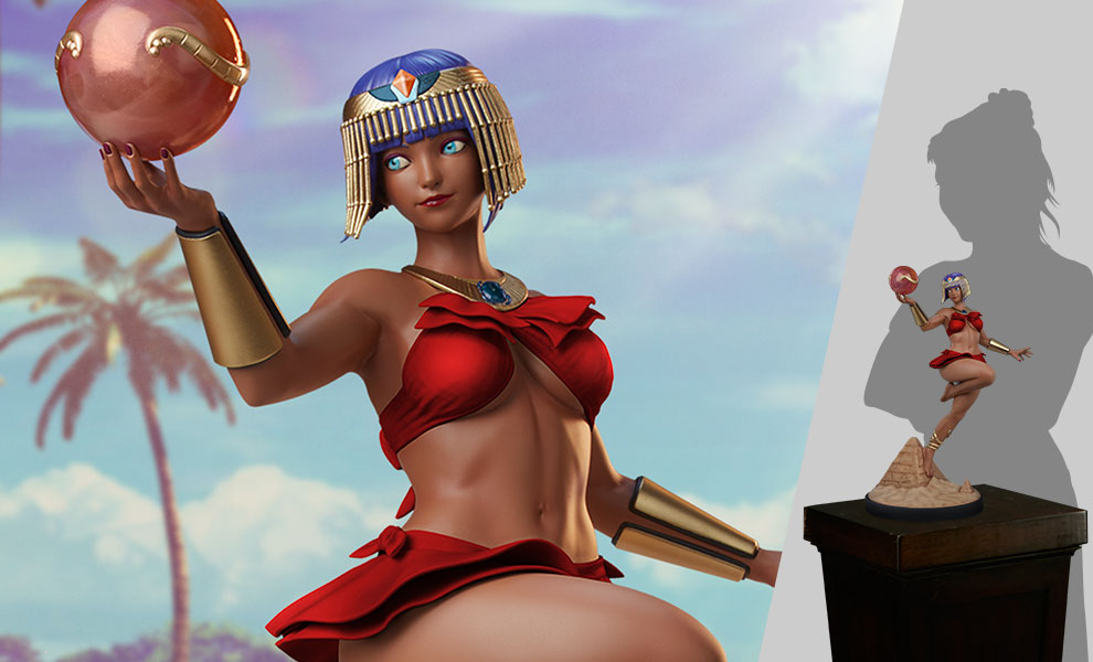 Menat: Player 2 Street Fighter Statue