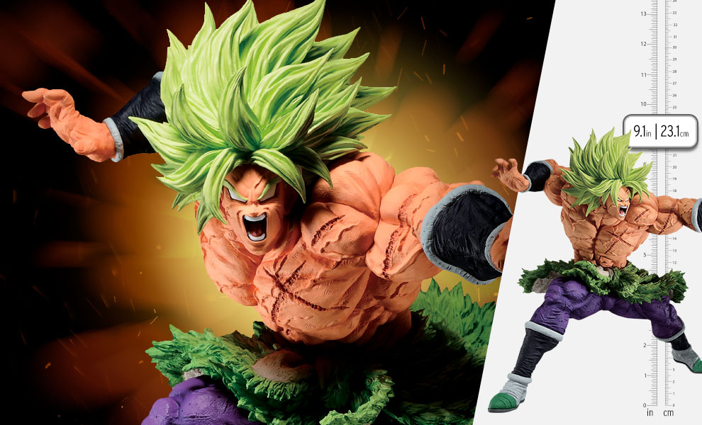 Dragon Ball Super Statue Ichibansho Full Power Super Saiyan Broly (Back To  The Film) 23cm