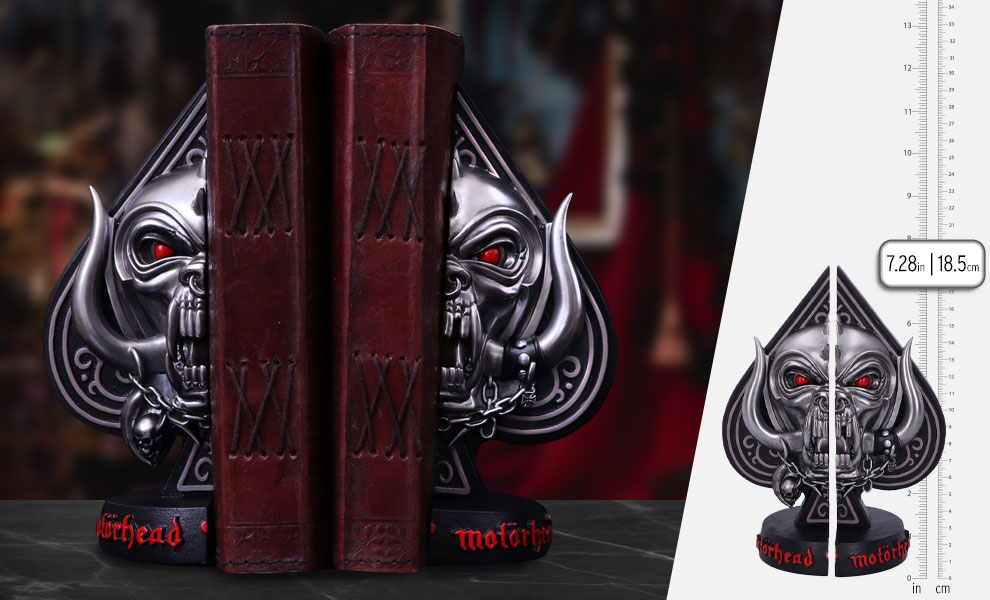 Gallery Feature Image of Motorhead Ace of Spades Bookends Office Supplies - Click to open image gallery