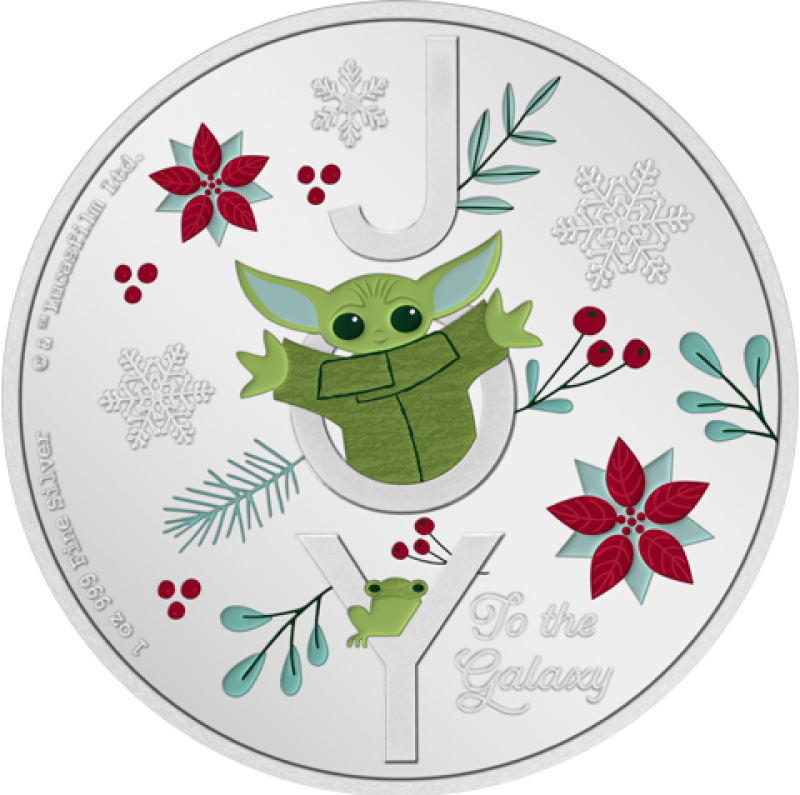 Star Wars Season's Greetings Silver Collectible by New Zealand Mint