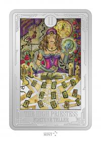Gallery Image of The High Priestess Silver Coin Silver Collectible