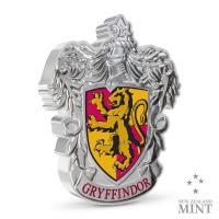 Gallery Image of Gryffindor Crest 1oz Silver Coin Silver Collectible