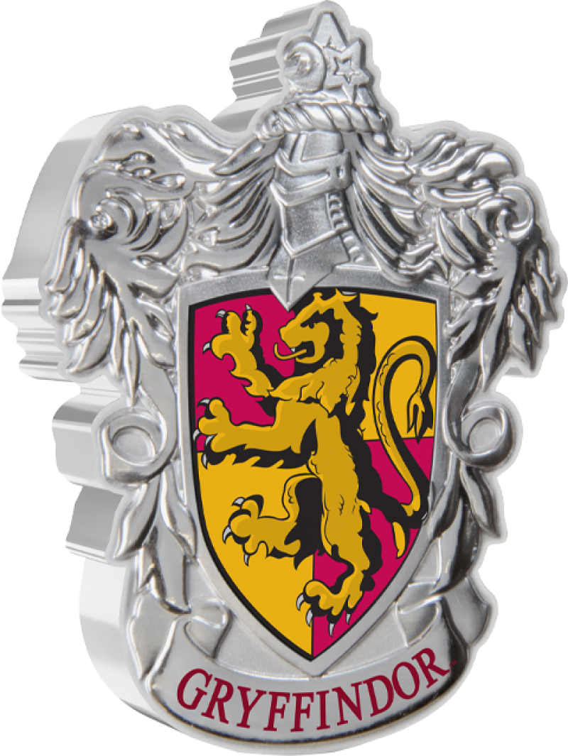 Gryffindor Crest 1oz Silver Coin Silver Collectible by New Zealand Mint