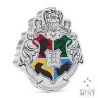 Gallery Image of Hogwarts Crest 1oz Silver Coin Silver Collectible