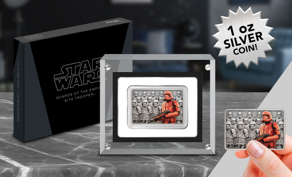 Sith Trooper 1oz Silver Coin by New Zealand Mint | Sideshow