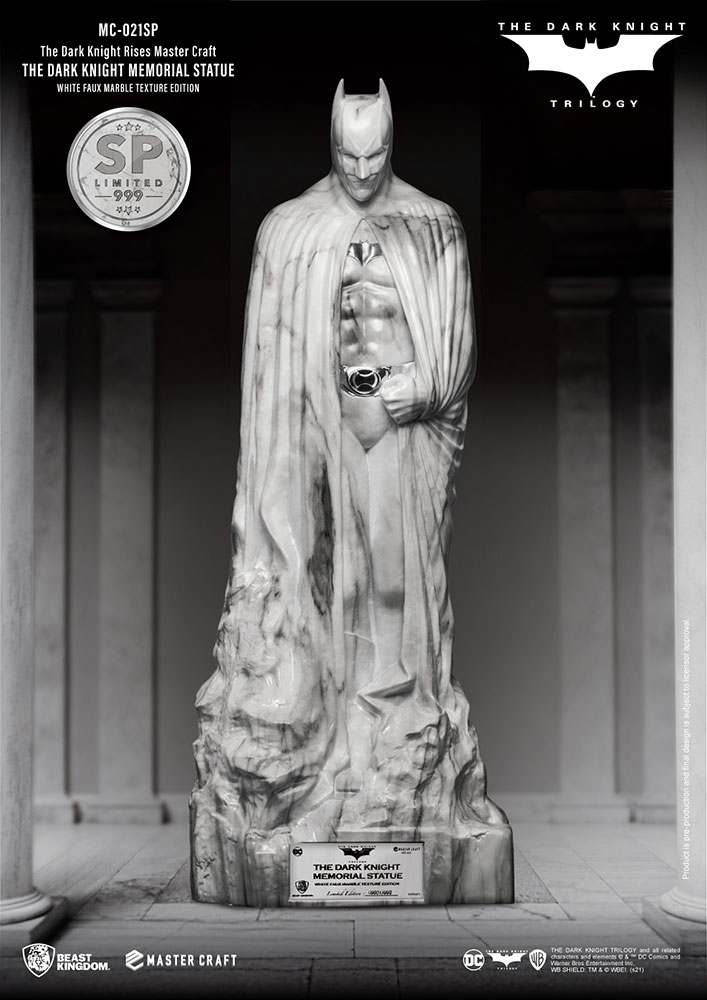 the dark knight memorial statue by beast kingdom