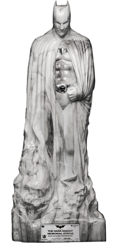 Beast Kingdom The Dark Knight Memorial (White Faux Marble Texture Edition) Statue