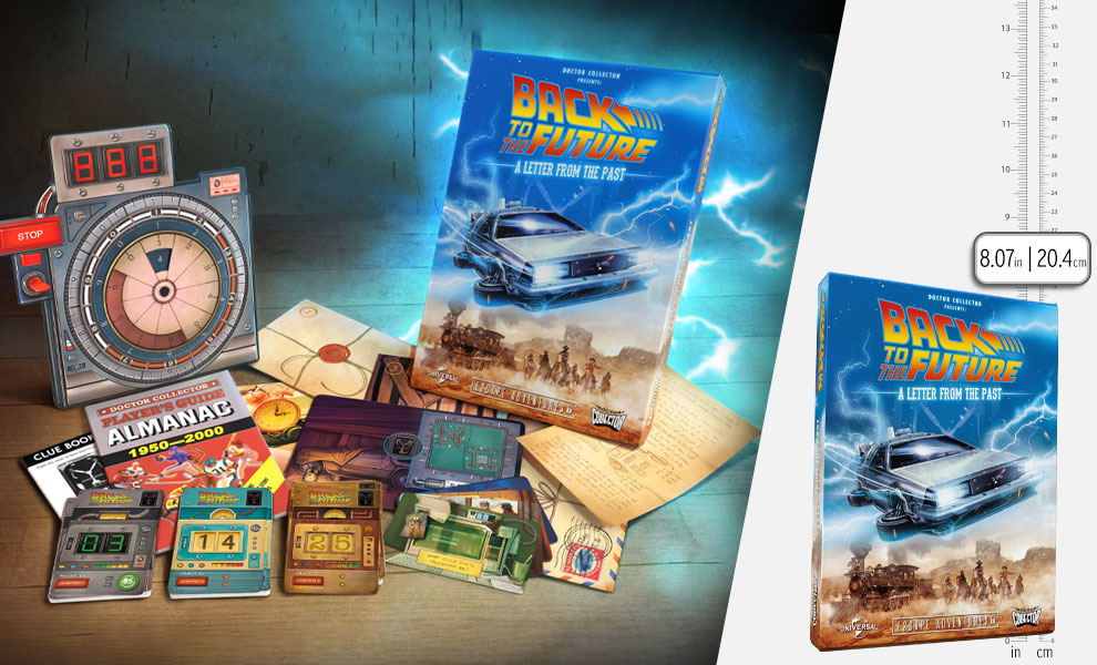 Gallery Feature Image of Back to the Future A Letter From The Past Escape Adventures Box Collectible Set - Click to open image gallery