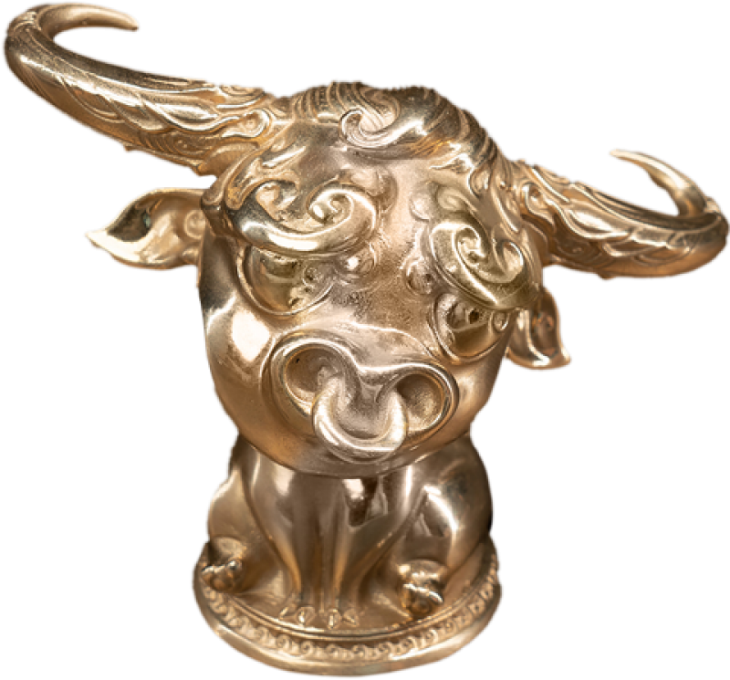 Mythical Beast-Calf Figurine by Manas SUM