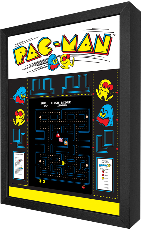 Artovision Pac-Man Shadow box art