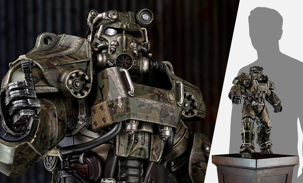 T-60 Camouflage Power Armor Fallout Sixth Scale Figure