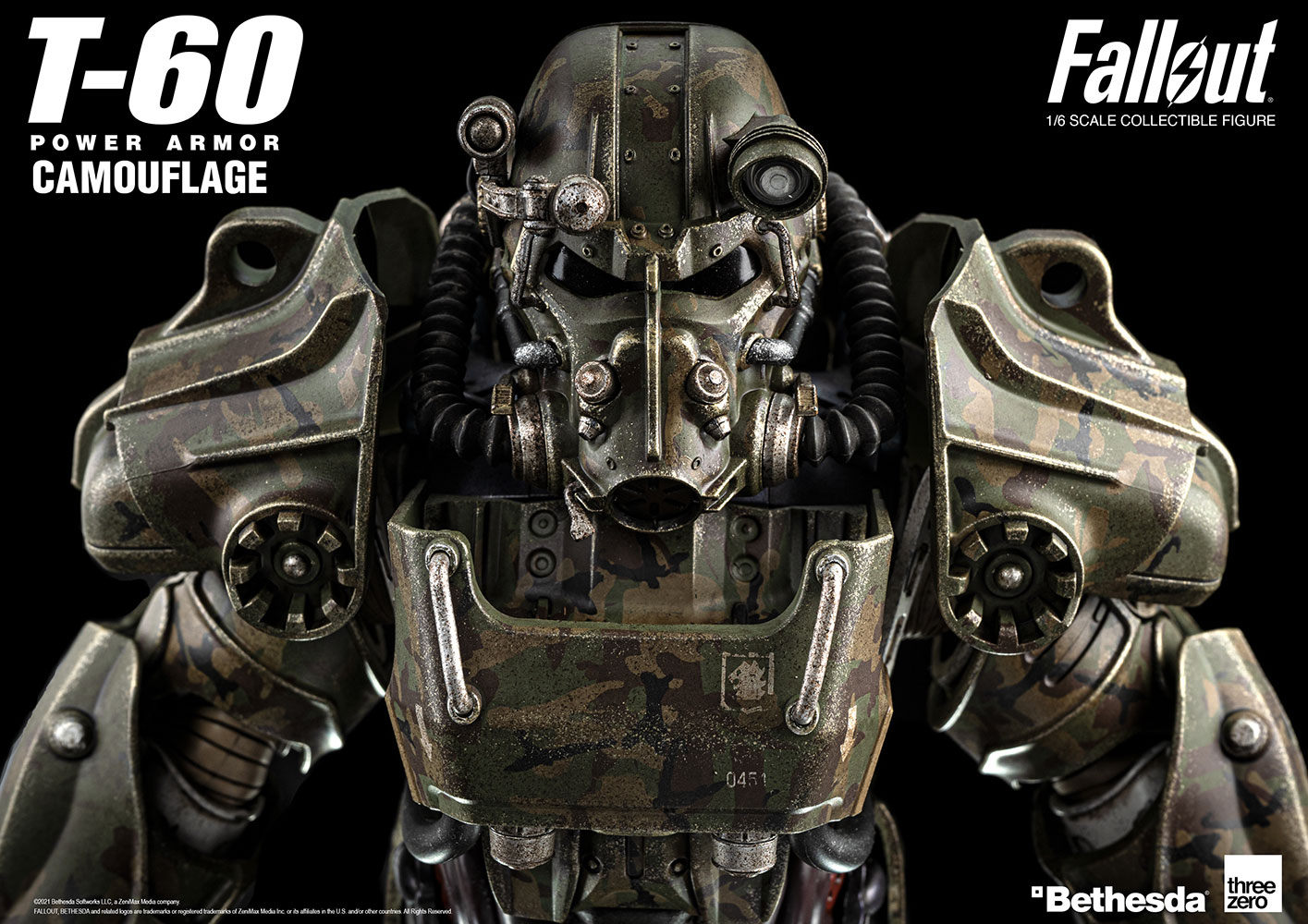 T 60 Camouflage Power Armor Sixth Scale Figure Sideshow Collectibles