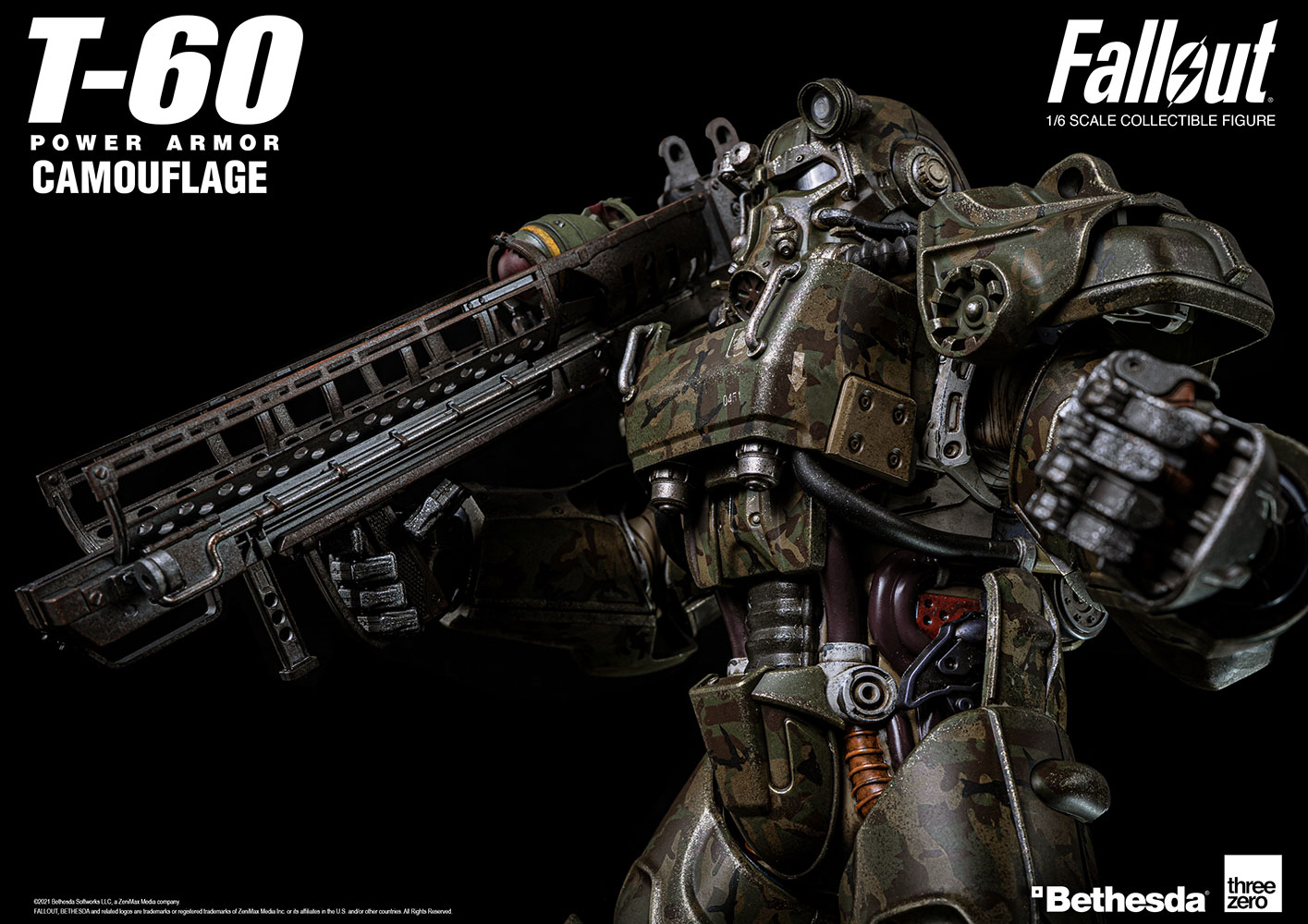 T 60 Camouflage Power Armor Sixth Scale Figure Sideshow Collectibles T 60 Camouflage Power Armor Sixth Scale Figure Sideshow Collectibles