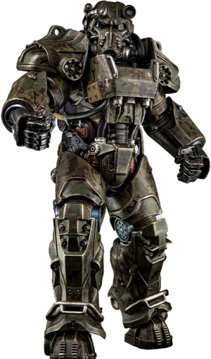 T 60 Camouflage Power Armor Sixth Scale Figure Sideshow Collectibles