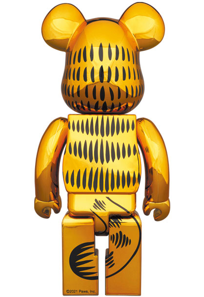 garfield chrome bearbrick