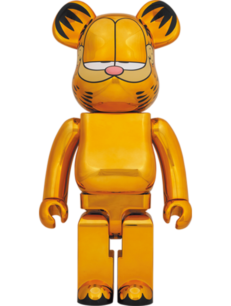 Bearbrick Garfield (Gold Chrome Version) 1000% Bearbrick by Medicom Toy
