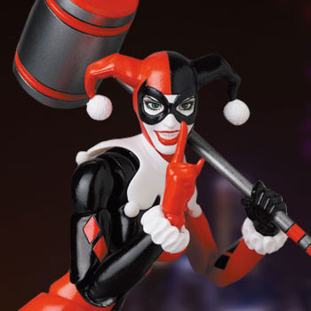 Action Figure Harley Quinn Mafex Hush Boneca Arlequina Dc