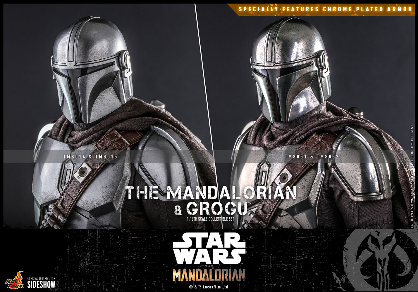 hot toys the mandalorian and grogu