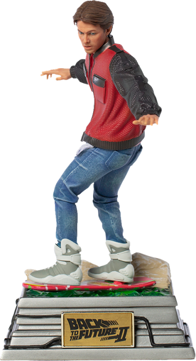 Marty McFly on Hoverboard