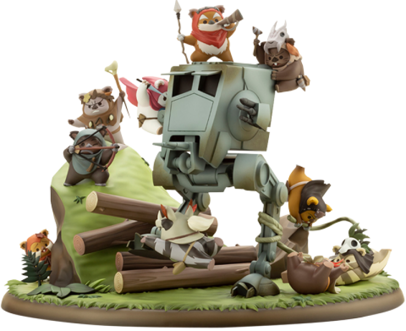 Battle of Endor The Little Rebels Statues by Kotobukiya