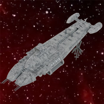 Colección Battlestar Galactica Barcos por Colecciones Eaglemoss 25 cms Nave Osiris Battlestar Galactica 