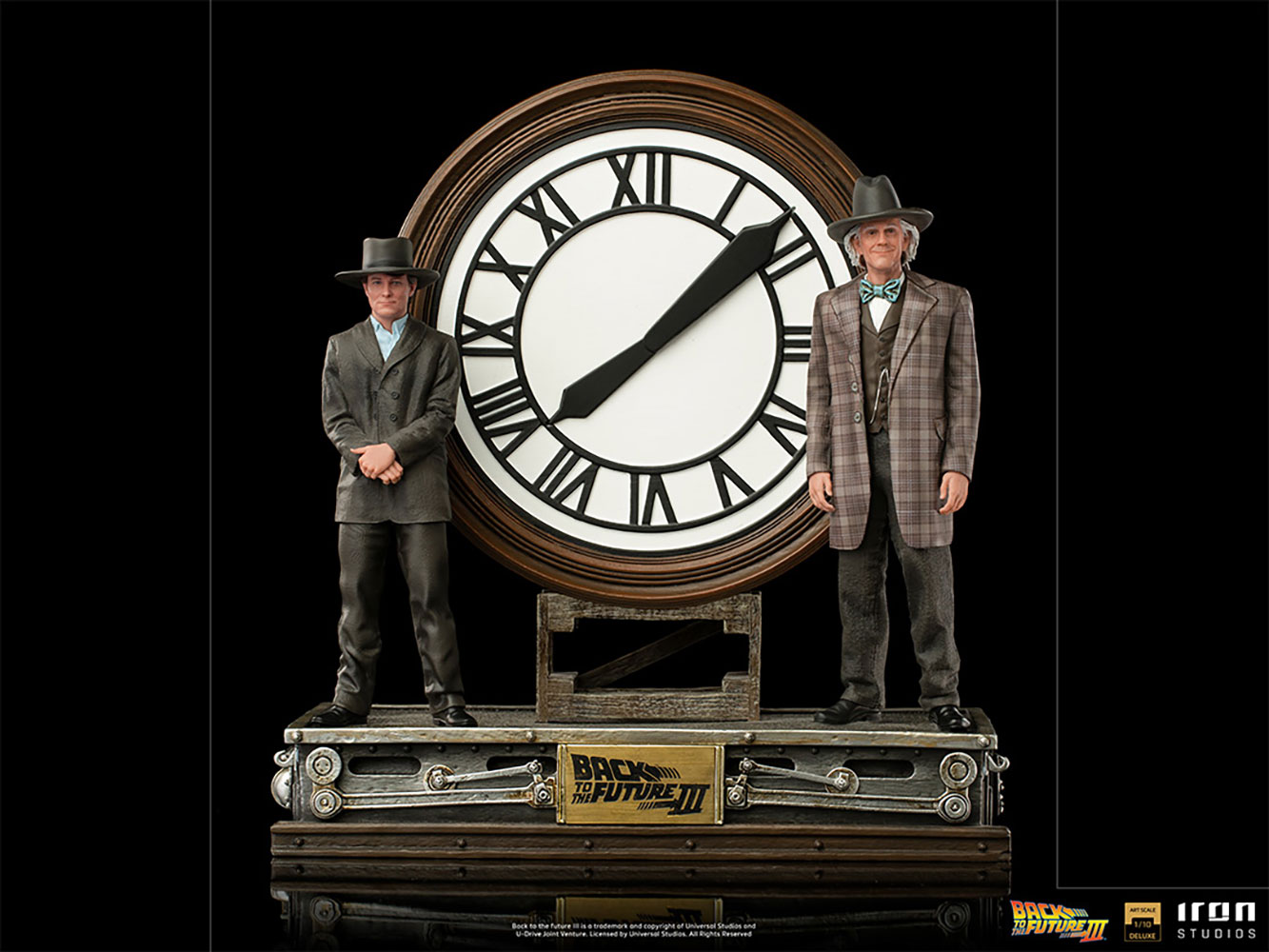 marty and doc clock