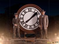 Gallery Image of Marty and Doc at the Clock Deluxe 1:10 Scale Statue