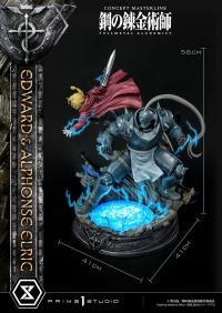 Gallery Image of Edward and Alphonse Elric Statue