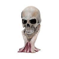 Gallery Image of Sad But True Skull Figurine