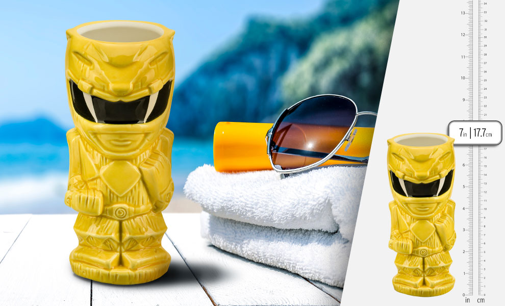 Gallery Feature Image of Yellow Ranger Tiki Mug - Click to open image gallery