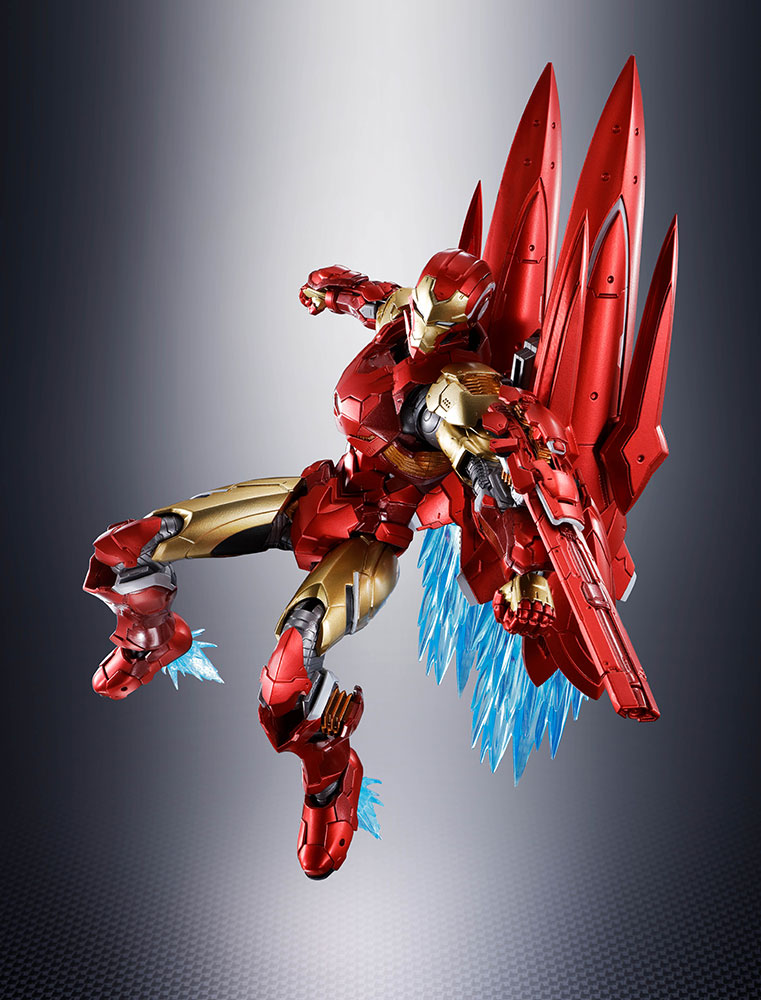 Iron Man (Tech-On Avengers) Collectible Figure by Bandai 