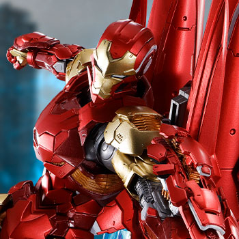 Iron Man (Tech-On Avengers) Collectible Figure by Bandai