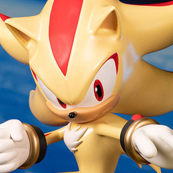 Primeiras 4 figuras Sonic the Hedgehog Super Shadow Statue 50 cm