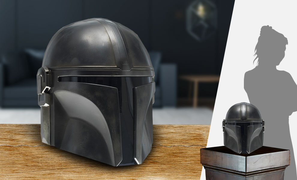 Gallery Feature Image of The Mandalorian Helmet Replica - Click to open image gallery