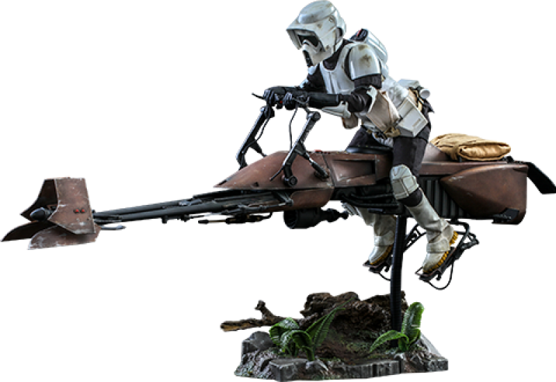 Scout Trooper™ and Speeder Bike™ Sixth Scale Figure Set by Hot Toys (908855)