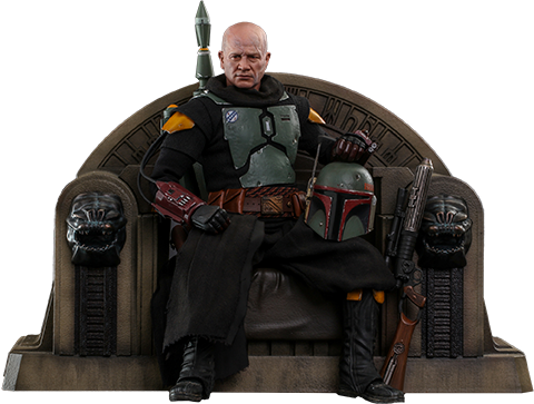 Hot Toys Boba Fett (Repaint Armor) and Throne Sixth Scale Figure Set