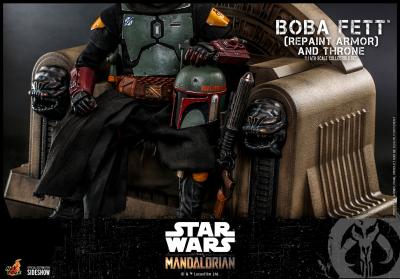Boba Fett (Repaint Armor - Special Edition) and Throne