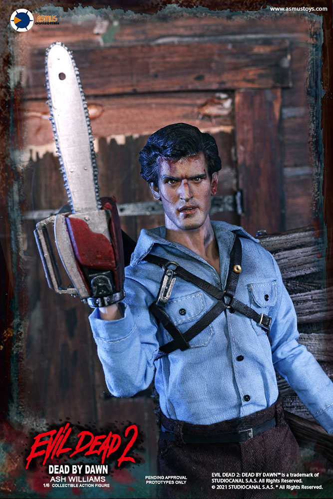 1/6 Evil Dead   Deadite Ash Bruce Campbell Head for HOT toys Kid Gift 