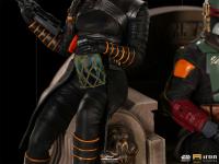 Gallery Image of Boba Fett & Fennec Shand on Throne Deluxe 1:10 Scale Statue