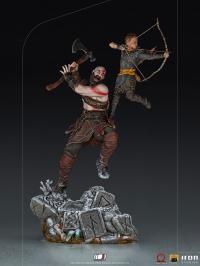 Gallery Image of Kratos and Atreus 1:10 Scale Statue