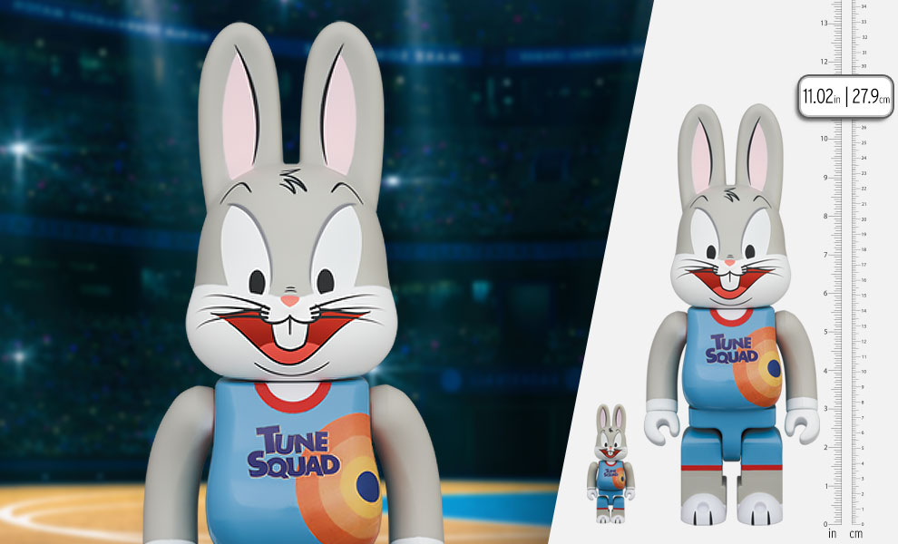 R@bbrick Bugs Bunny 100% and 400% Collectible Figure Set by