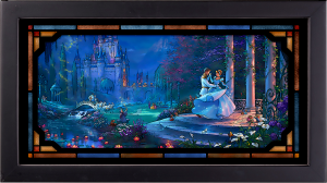 Cinderella Dancing in the Starlight Stained Glass